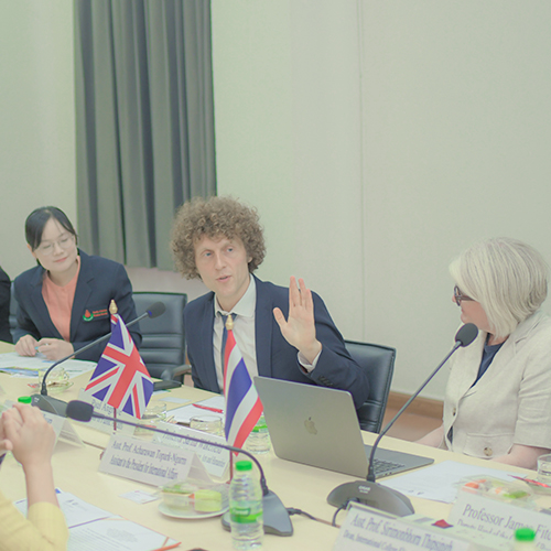 KKUIC Welcomes Delegation from the University of Leicester to Strengthen Academic Collaboration