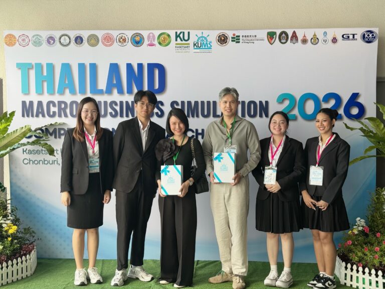 KKUIC’s BBA Students Advance to International Round in Hong Kong at Thailand Macro Business Simulation 2026